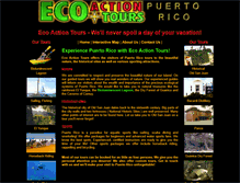 Tablet Screenshot of ecoactiontours.com